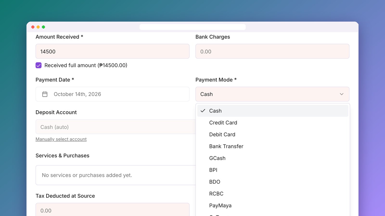 How to record GCash, Maya, card, and bank payments at your clinic